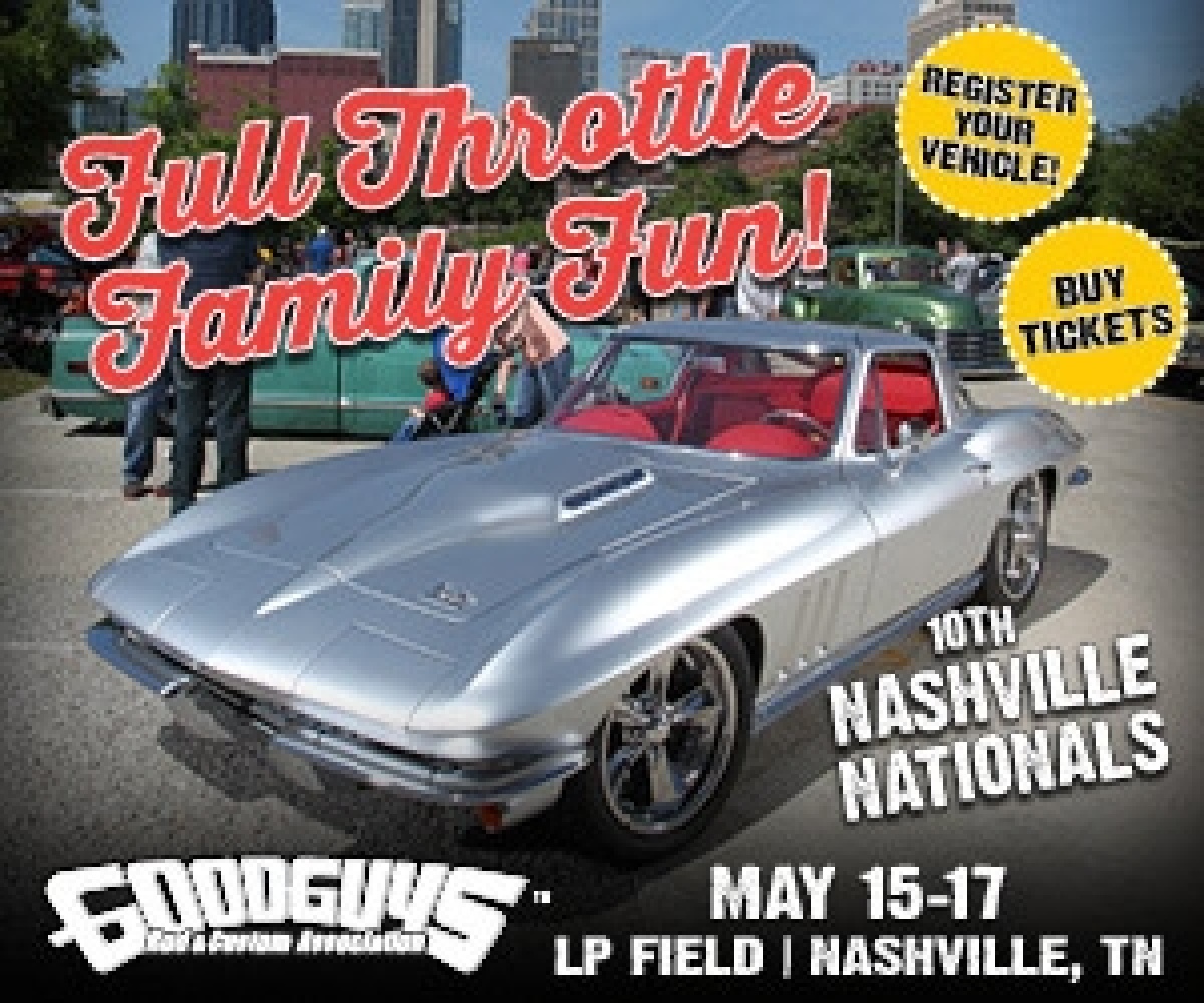Goodguys 10th Nashville Nationals Car Show  - Register-To-Win